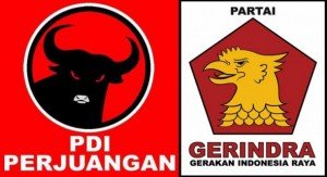 PDIP - GERINDRA